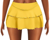 yellow layered skirt