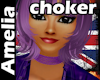 UK Amelia Purple Choker