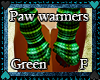 Green Paw warmers *F*