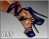 "RSS"REQ BLUE SANDALS