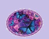 Round Butterfies Rug