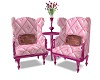Pink Chat Chairs