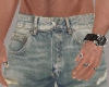 Denim Ripped Shorts
