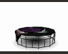 Metal table purple black