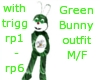 A Green Bunny outfit