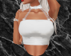 White Chained Top