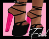 Black N Pink Heels