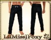 *J* Black Casual Pants 