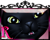 *R* Black Cat Sticker
