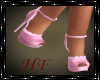^HF^ Pink Lace Heels