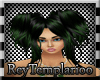 RT] black hair and green
