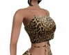 Fur Leopard print Top
