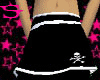 |S| Legs skirt black/whi