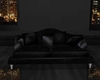 Low black couch