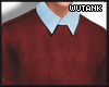 Red Tucked Turtleneck