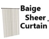 Baige Sheer Curtain