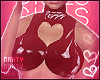 ɳ Heart Plastic Latex