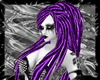 purple metal hairs