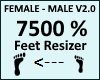Feet Scaler 7500% V2.0
