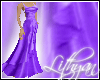 Classic dress, purple