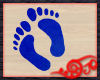 *Jo* Footprints Blue