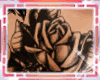 Rose & pearls tattoo