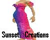 Rainbow Fantasy gown