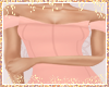 Light pink bardot dress