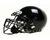 Black Football Helmet