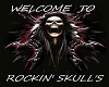 Rockin Skull sign