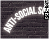 AntiSocial Neon Sign