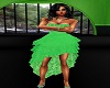Ruffle Green Dress 3