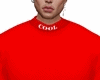 Turtleneck Oversize red