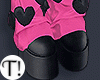 T! Pink Love Heart Boots