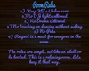 Relax Room Rules
