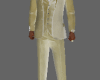 gold groom suit