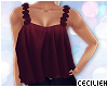 ! rosy top - red
