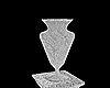 Stone Pedestal and Vase