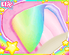 . rainbow puppy ears