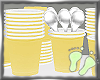 Yellow Party Cups
