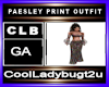 PAESLEY PRINT OUTFIT