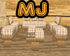 !MJ!wooden burbery couch