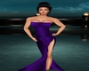 Dark Purple Long Gown