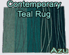 Contemporary Teal Rug