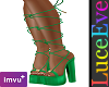 Green Dariah Heels