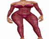 tuta pizzo pink