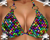 ~D~checkered bikini new
