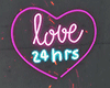 金 Love Neon Sign