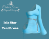 Isla Star Teal Dress
