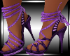 LTR Strappy Purple Heels